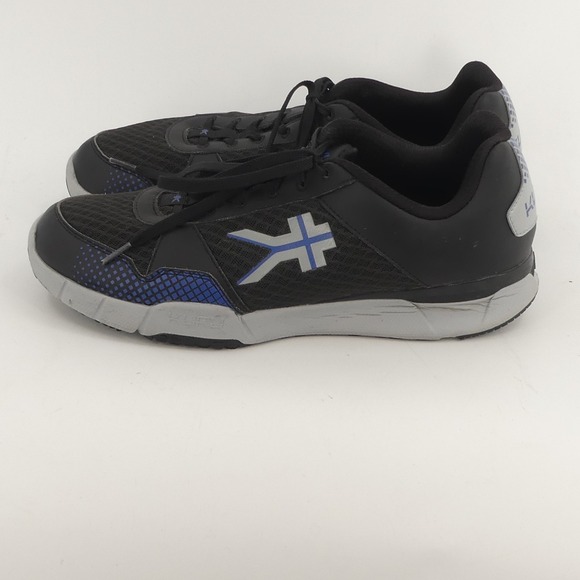 Kuru Quantum Shoes Mens Size‎ 11.5 Black Blue Athletic Sneakers Comfort Walking - Picture 1 of 9